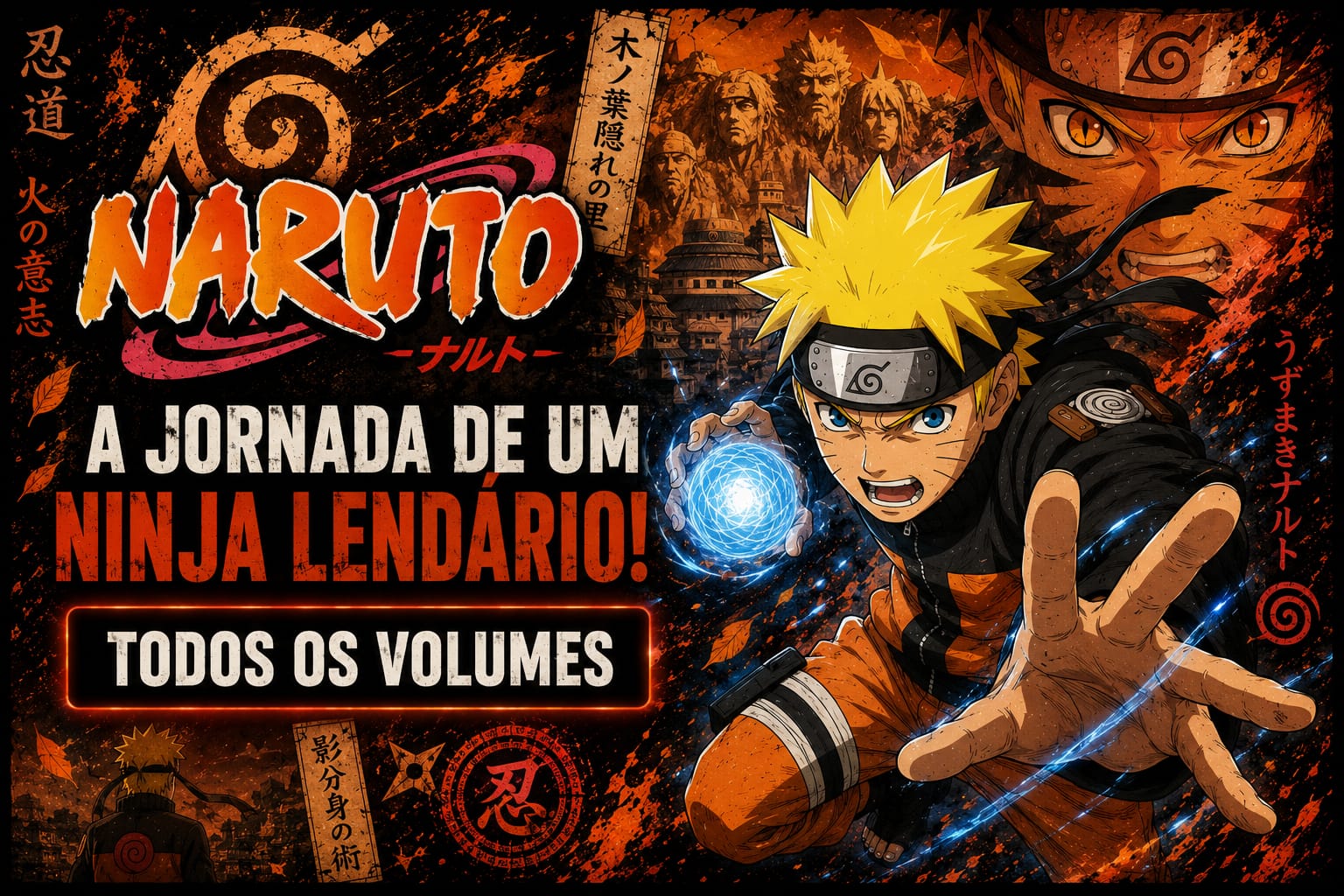 Todos Mangás de Naruto