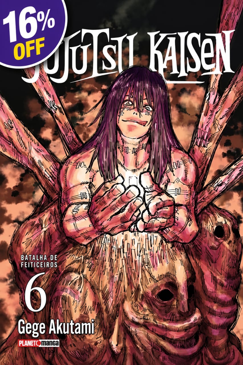Mangá Jujutsu Kaisen Vol.6
