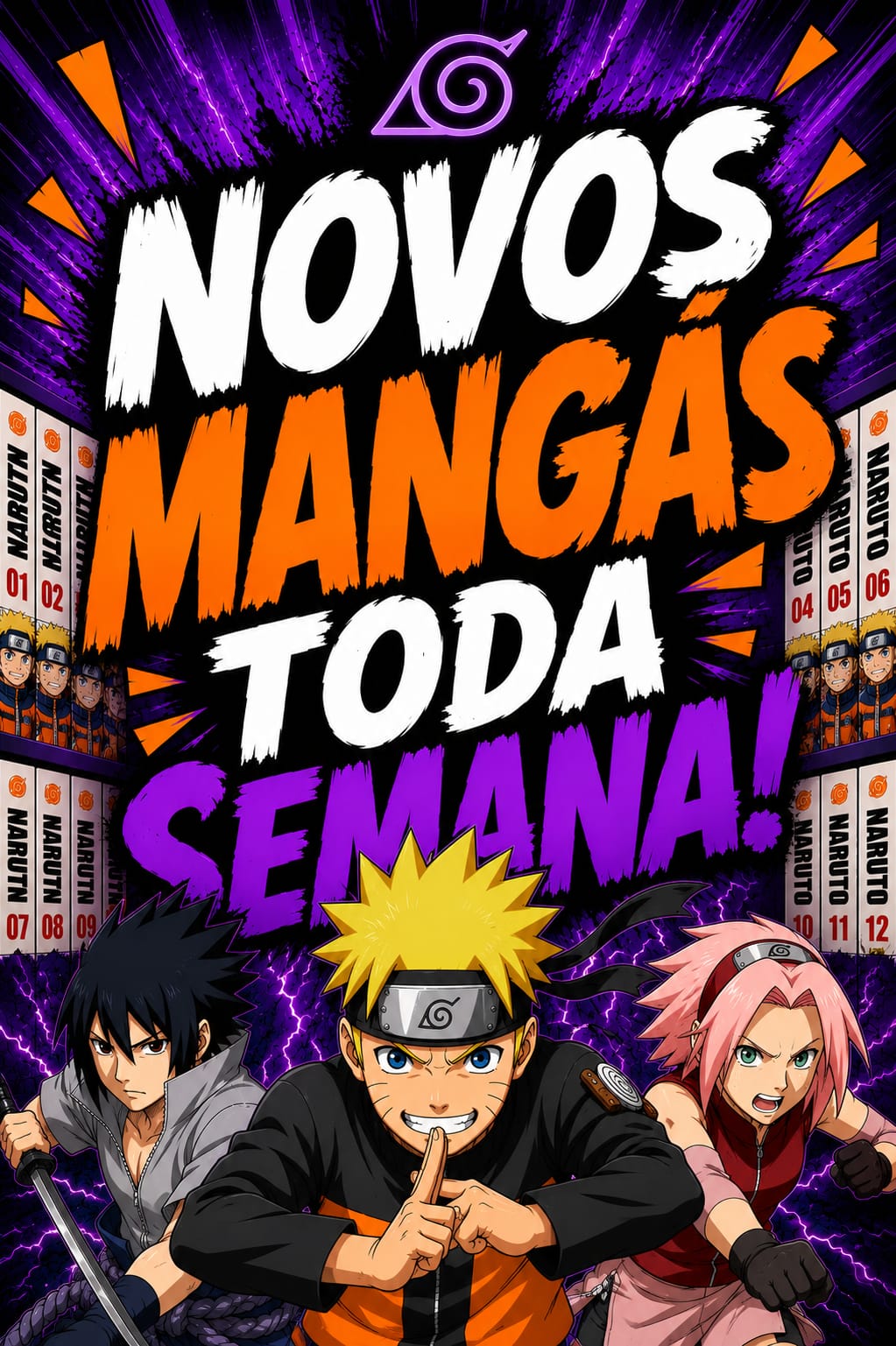 Todos mangás de naruto